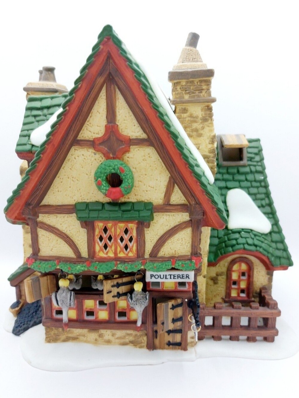 Department 56 Dickens Village Leacock Poulterer #58303 1997 Retired w/ Box